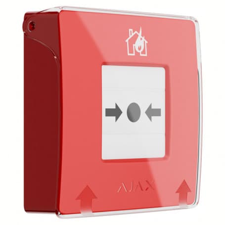 Bouton poussoir mural sans fil Ajax ManualCallPoint (Red) pour déclenchement alarme incendie thumbnail 2