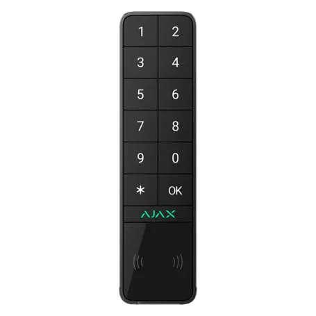Clavier extérieur sans fil Ajax KeyPad Outdoor Jeweller Noir thumbnail 2