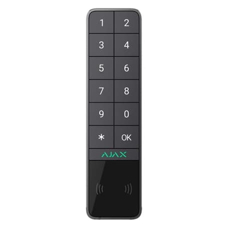 Clavier extérieur sans fil Ajax KeyPad Outdoor Jeweller Graphite thumbnail 2