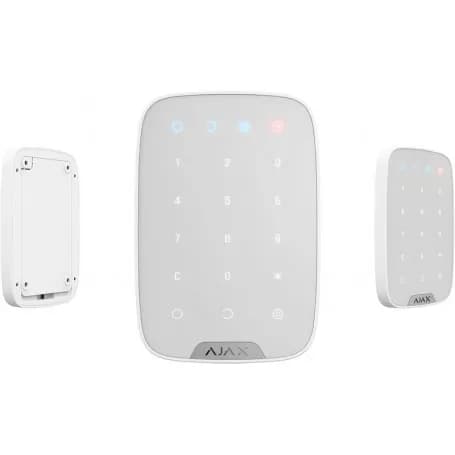 Clavier sans fil tactile blanc Ajax Keypad Jeweller thumbnail 2