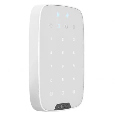 Clavier tactile sans fil blanc Ajax Keypad Plus Jeweller avec lecteur de badge thumbnail 2