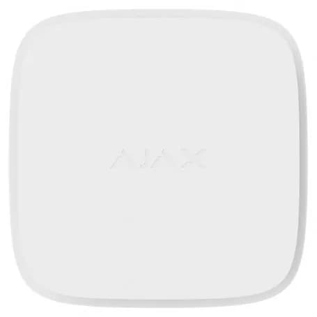 Détecteur d'incendie sans fil blanc avec capteur de chaleur et de CO Ajax FireProtect 2 RB (Heat/CO) pour alarme Ajax
