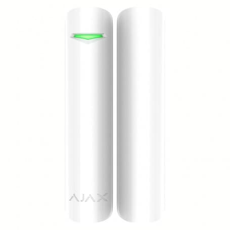 Détecteur d'ouverture magnétique sans fil Ajax DoorProtect Jeweller blanc pour alarme Ajax