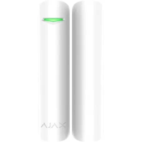 Détecteur d'ouverture magnétique sans fil avec détection de choc et de vibration Ajax DoorProtect Plus Jeweller blanc thumbnail 2