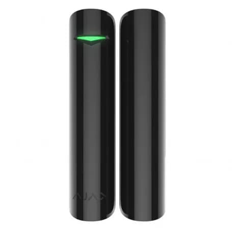 Détecteur d'ouverture magnétique sans fil avec détection de choc et de vibration Ajax DoorProtect Plus Jeweller noir