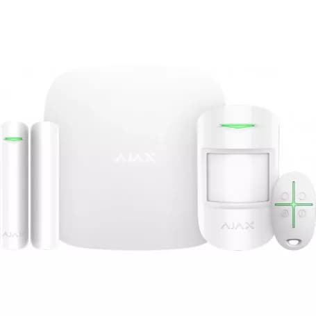 Kit alarme maison sans fil Ajax StarterKit Jeweller blanc jusqu'à 100 dispositifs thumbnail 2