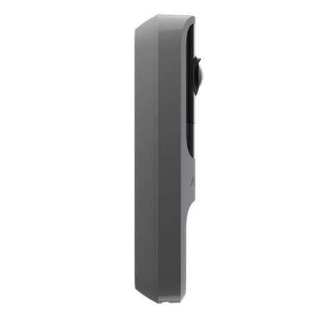Sonnette vidéo sans fil 4MP gris avec détection par intelligence artificielle Ajax DoorBell (Grey) Jeweller thumbnail 4