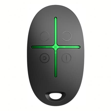 Télécommande porte-clé noire Ajax SpaceControl pour alarme sans fil Ajax — AJAX image 1