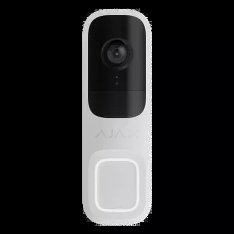 Sonnette vidéo sans fil 4MP avec détection par intelligence artificielle Ajax DoorBell blanc Jeweller — AJAX image 1