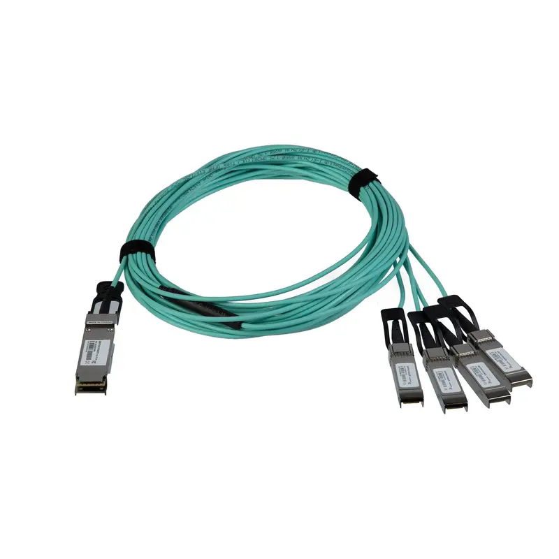 40G QSFP+ to 4x10G SFP+ Breakout Active Optical Cable 1-30m