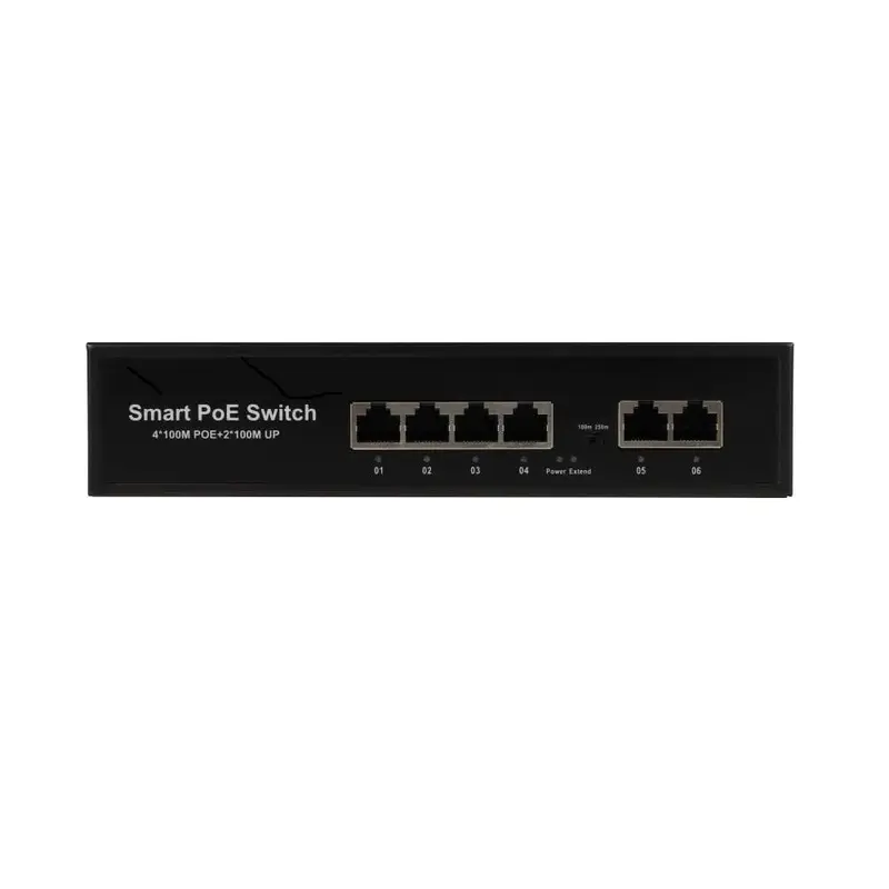 6 Ports 100M PoE Switch-extended distance 250m thumbnail 2