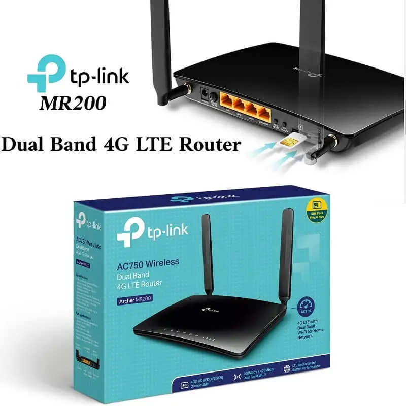 Archer-MR200 Modem/Routeur TP-Link 4G WiFi LTE AC750