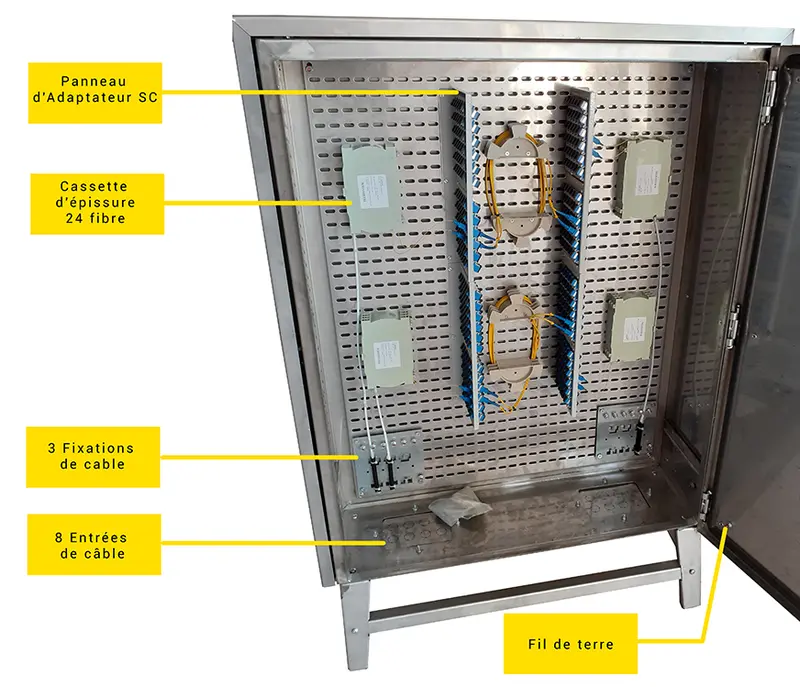 Armoire fibre en INOX , simple ou double structure thumbnail 2