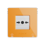 Bouton d'alarme incendie sans fil Ajax ManualCallPoint (Yellow) activation manuelle scénarios automatisation