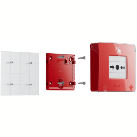 Bouton poussoir mural sans fil Ajax ManualCallPoint (Red) pour déclenchement alarme incendie thumbnail 5