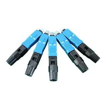 Connecteur fibre rapide, sans polissage et sans colle, usage direct sur le terrain