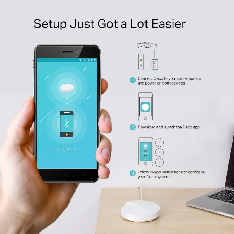 Deco M5 Système Mesh WiFi AC1300 TP-Link thumbnail 4