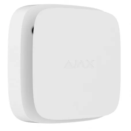 Détecteur d'incendie sans fil blanc avec capteur de chaleur et de fumée Ajax FireProtect 2 RB (Heat/Smoke) pour alarme Ajax