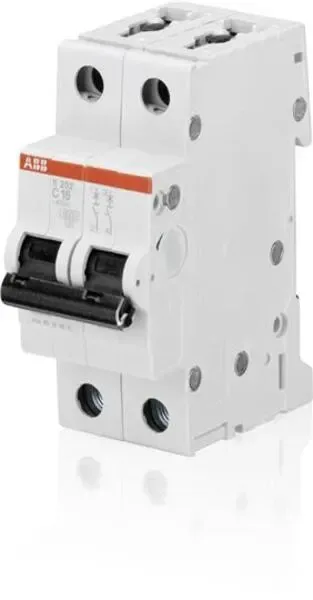 Disjoncteur Modulaire ABB S202-C25 25A 2P Courbe C 6kA