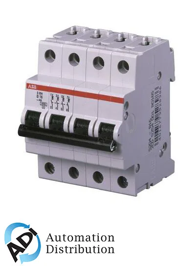 Disjoncteur Modulaire ABB S204-C40 40A 4P Courbe C 6kA