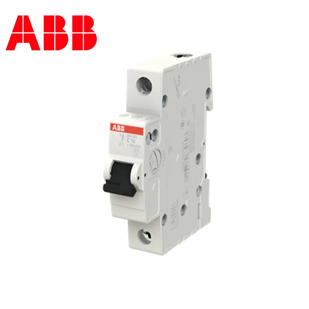Disjoncteur Modulaire ABB SH201L-C10 10A 1P Courbe C 4.5kA