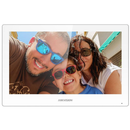 Écran de contrôle tactile blanc WI-FI Hikvision DS-KH6350-WTE1/White pour interphone vidéo IP Hikvision DS-KD-xxxx-IME1