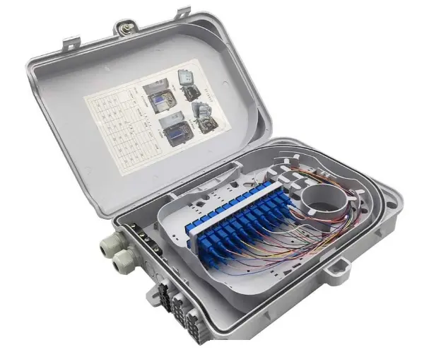Fiber optic splitter distribution box 16-24 ports outdoor thumbnail 2