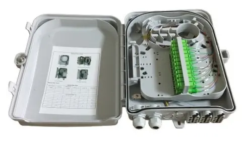 Fiber optic splitter distribution box 16-24 ports outdoor thumbnail 5