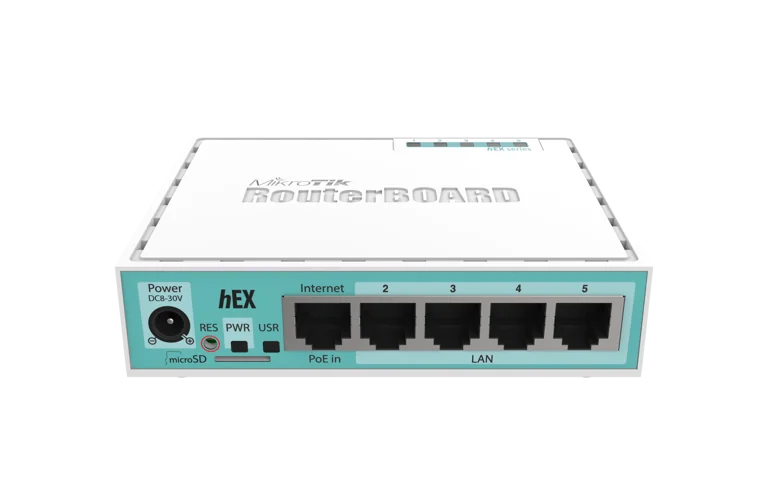 Routeur Mikrotik hEX RB750Gr3 5 ports Gigabit
