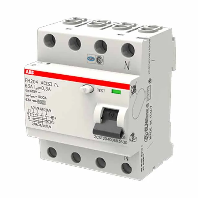 Interrupteur Différentiel ABB F204 AC 63A 300mA 4P