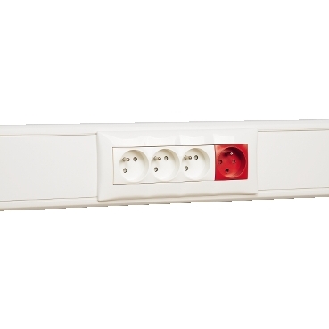 Goulotte Schneider Ultra 101 x 50 mm PVC Blanc 2 m (ETK10150E)