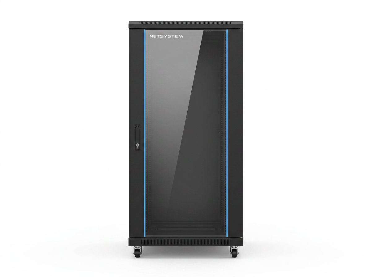 Armoire de Brassage 19" sur Pied 22U/24U/32U/42U NETSYSTEM
