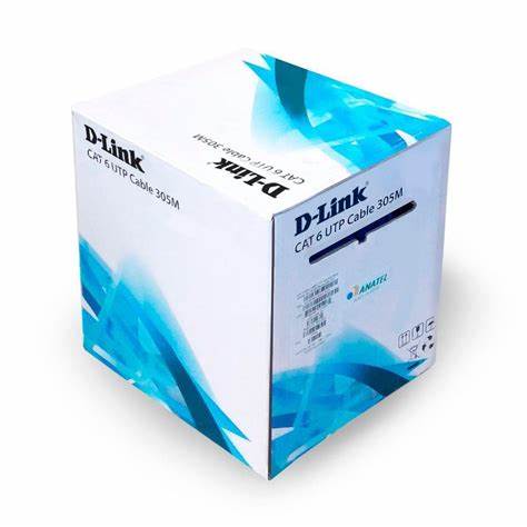 Câble Cat6 UTP 24 AWG PVC Monobrin 305m Gris