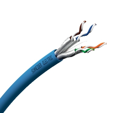 Câble U/FTP Cat6A 23AWG 550MHz LSZH Schneider Actassi VDICD62X218