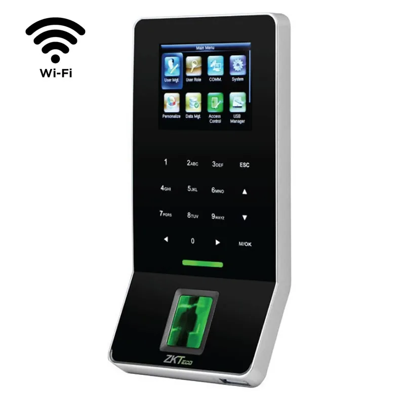 Lecteur Contrôle d'Accès ZKTeco F22 Empreinte + RFID Wi-Fi