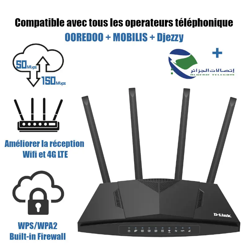 Modem Routeur DLINK DWR-M921 WIFI 4G-LTE thumbnail 2