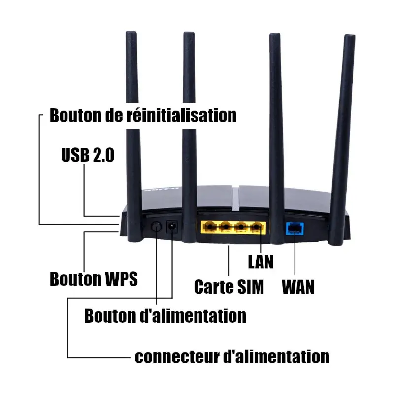Modem Routeur DLINK DWR-M921 WIFI 4G-LTE thumbnail 3