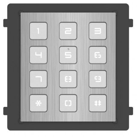 Module clavier de rue Hikvision DS-KD-KP/S en acier inoxydable