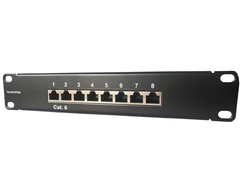 PAN08FTP6 10″ PANNEAU DE BRASSAGE 8 Ports
