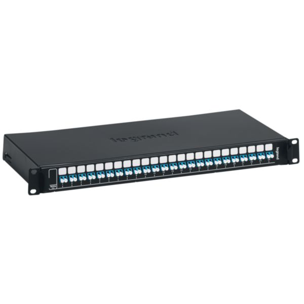 Panneau de Brassage Fibre 24 ports LC/UPC Singlemode OS2 1U 19"