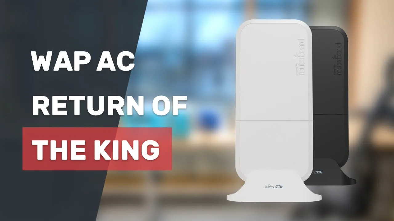 Point d'accès WiFi Mikrotik wAP ac Dual-Band IP55 intérieur/extérieur