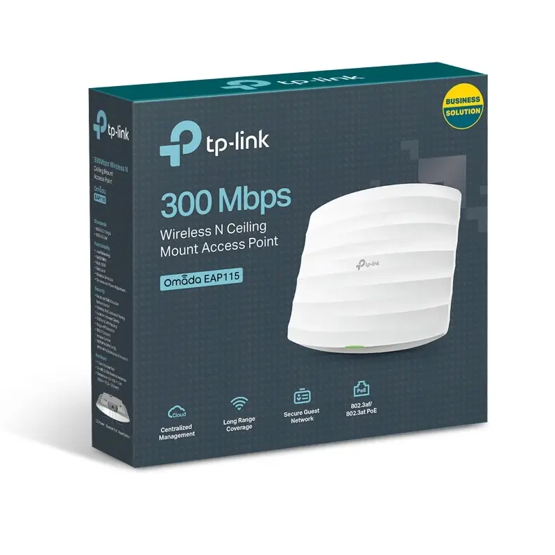 Point d’accès Plafonnier PoE EAP115 300Mbps thumbnail 2