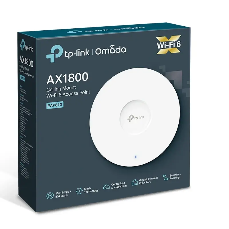 Point d’accès plafonnier WiFi-6 EAP610 AX1800 bi-bande