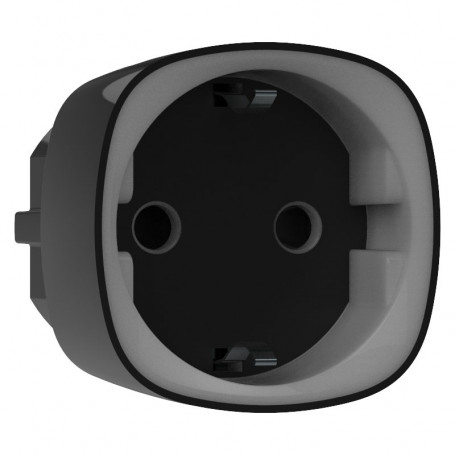 Prise intelligente connectée sans fil noire Ajax Socket (type F) Jeweller pour alarme sans fil Ajax thumbnail 3