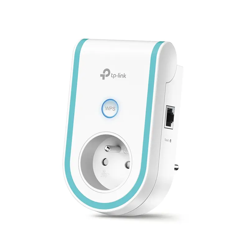 RE365(FR) – Répéteur WiFi / Point d'accès WiFi 5 (AC1200 Mbps) + prise gigogne (fr) + 1 port Fast Ethernet