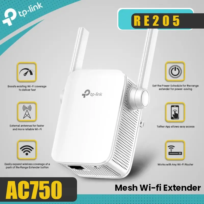 Répéteur Wi-Fi TP-Link RE205 AC750