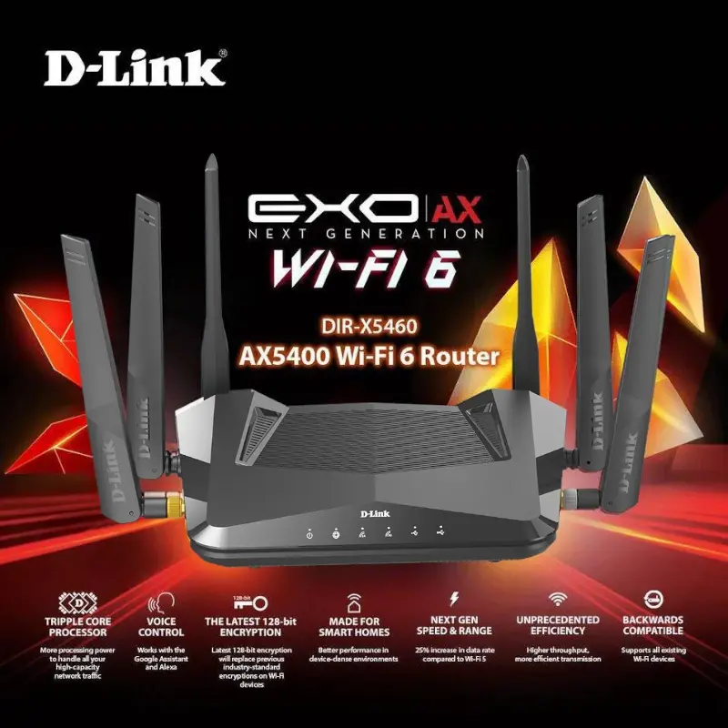 Routeur AX5400 Wi-Fi 6 EXO D-Link DIR-X5460