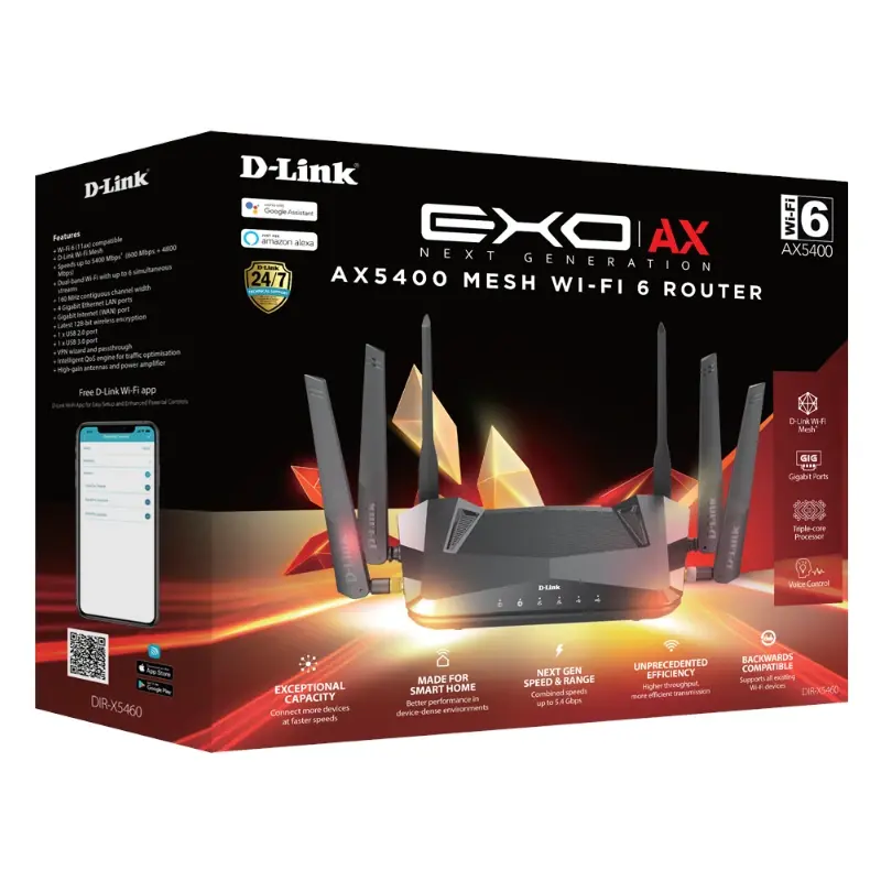 Routeur AX5400 Wi-Fi 6 EXO D-Link DIR-X5460 thumbnail 3