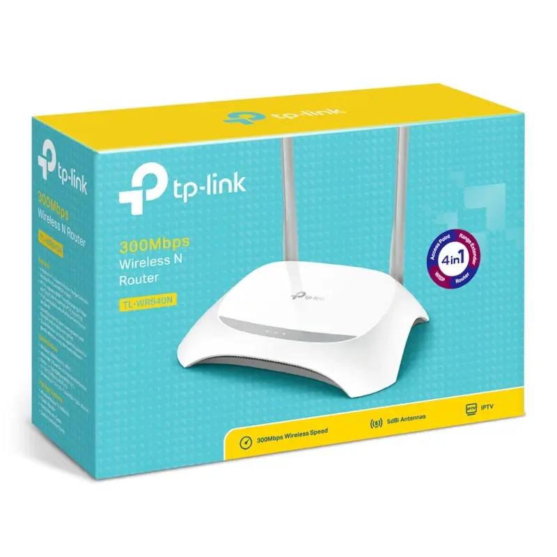 Routeur TP-Link TL-WR840N 300Mbps 4en1 (2 antennes) thumbnail 3