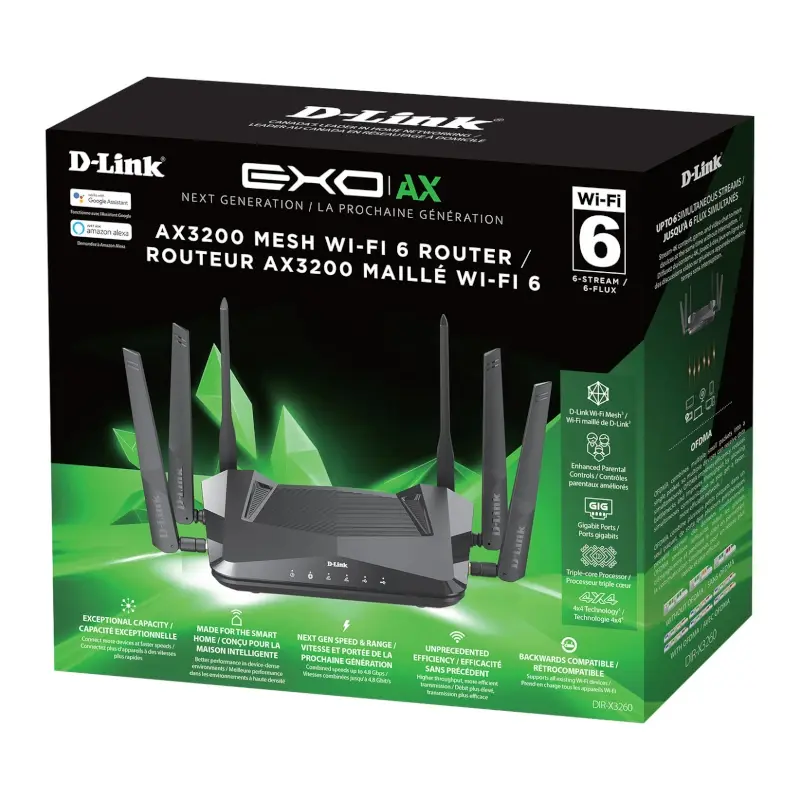 Routeur Wi-Fi 6 EXO AX3200 D-Link DIR-X3260 thumbnail 3